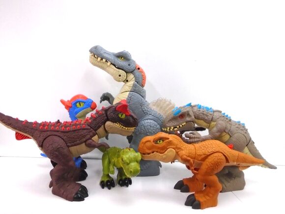 Mattel Other - Imaginext Jurassic World Park Dinosaurs Lot Mattel Spinosaurus Mega Mouth T-Rex